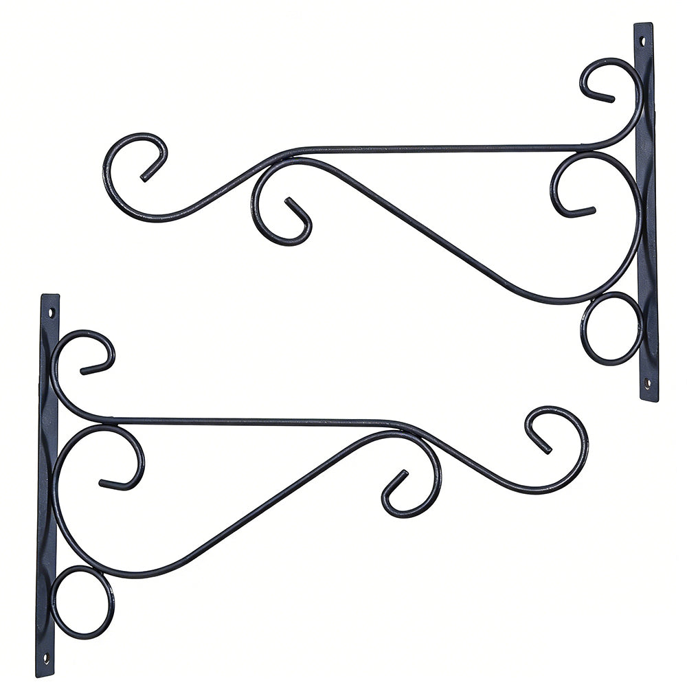 2 Pcs Wall Mounted Plant Hanger Heavy Duty Outdoor Balcony Hanging Basket