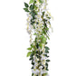4Pcs Artificial Silk Wisteria Vine Hanging Garland 1.8 m for Home and Garden Decoration