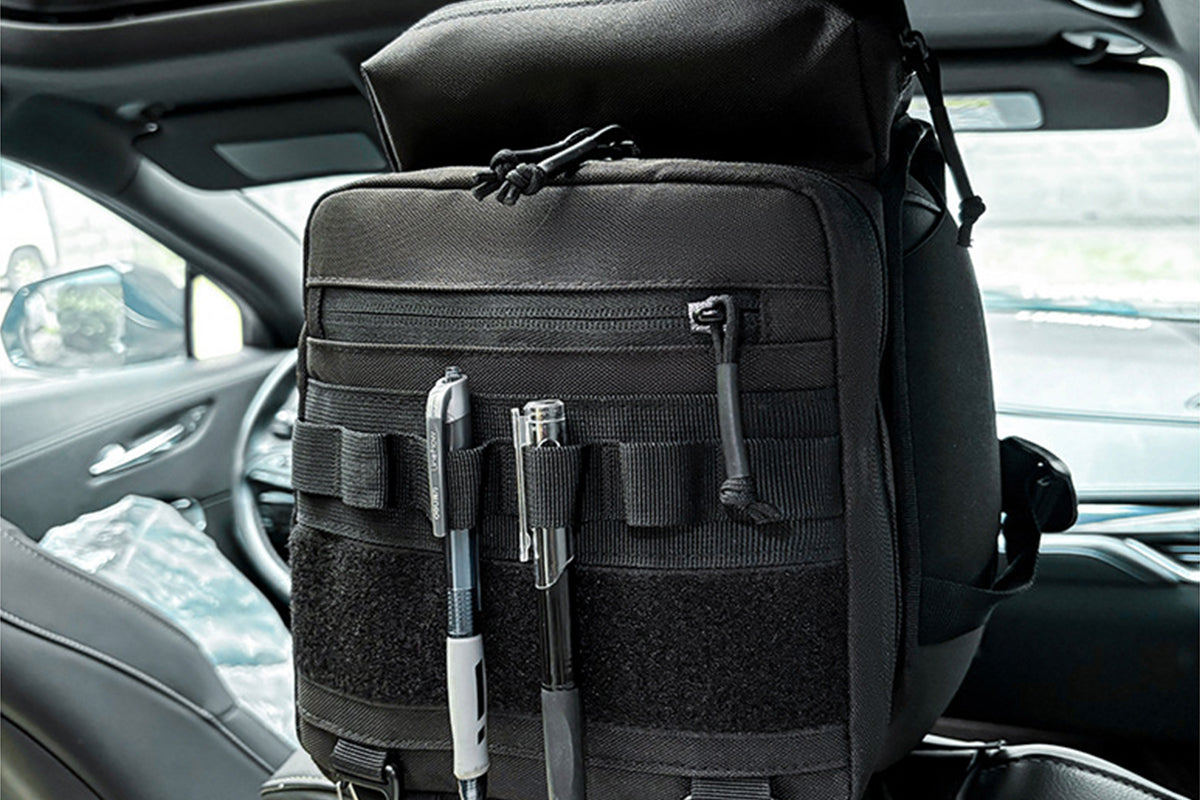 Car Headrest Storage Bag Multi-Pocket Car Seat Back Organizer Auto Storage Pouch