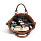 PU Leather Women's Tote Handbag for Work and Travel