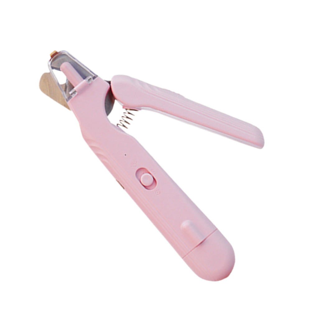 2 in 1 Pet Nail Grinder and Clipper Rechargeable with LED Light for Dogs and Cats