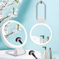 Double Sided 1X And 30X Magnifying Makeup Foldable Mirror With 3 Color Lights