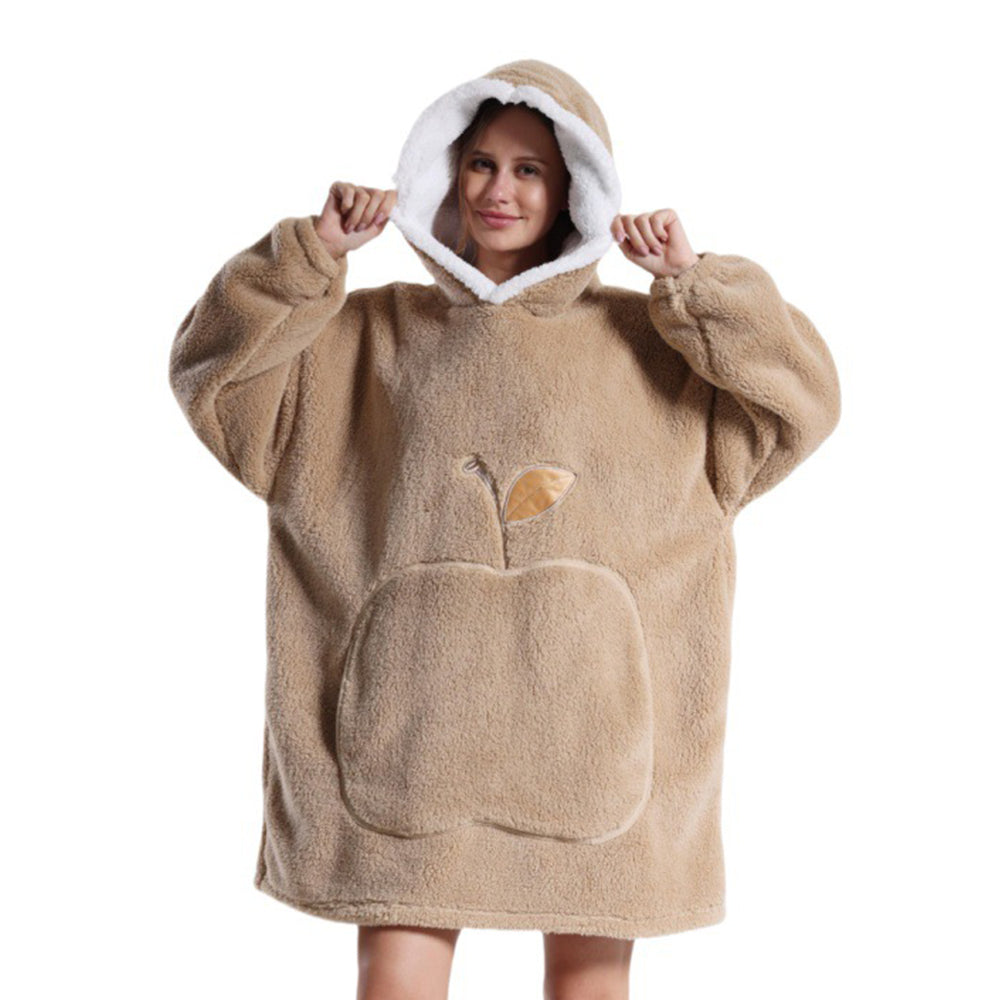 Unisex Hoodie Blanket Hooded Oversized Wearable Throw Blanket