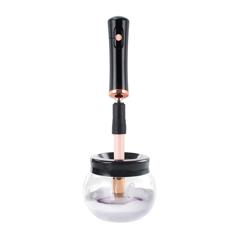 Electric Makeup Brush Cleaner and Dryer Machine with 8 Silicone Collars