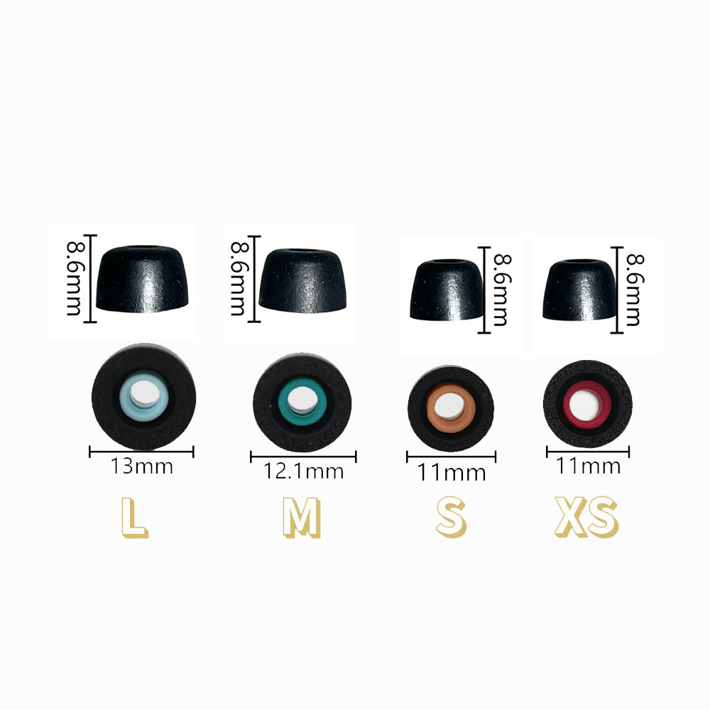 16 Pcs Memory Foam Ear Tips for Sony WF-1000XM6 XM5 XM4 Earbuds