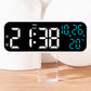 LED Digital Clock with Temperature Humidity Display for Bedroom