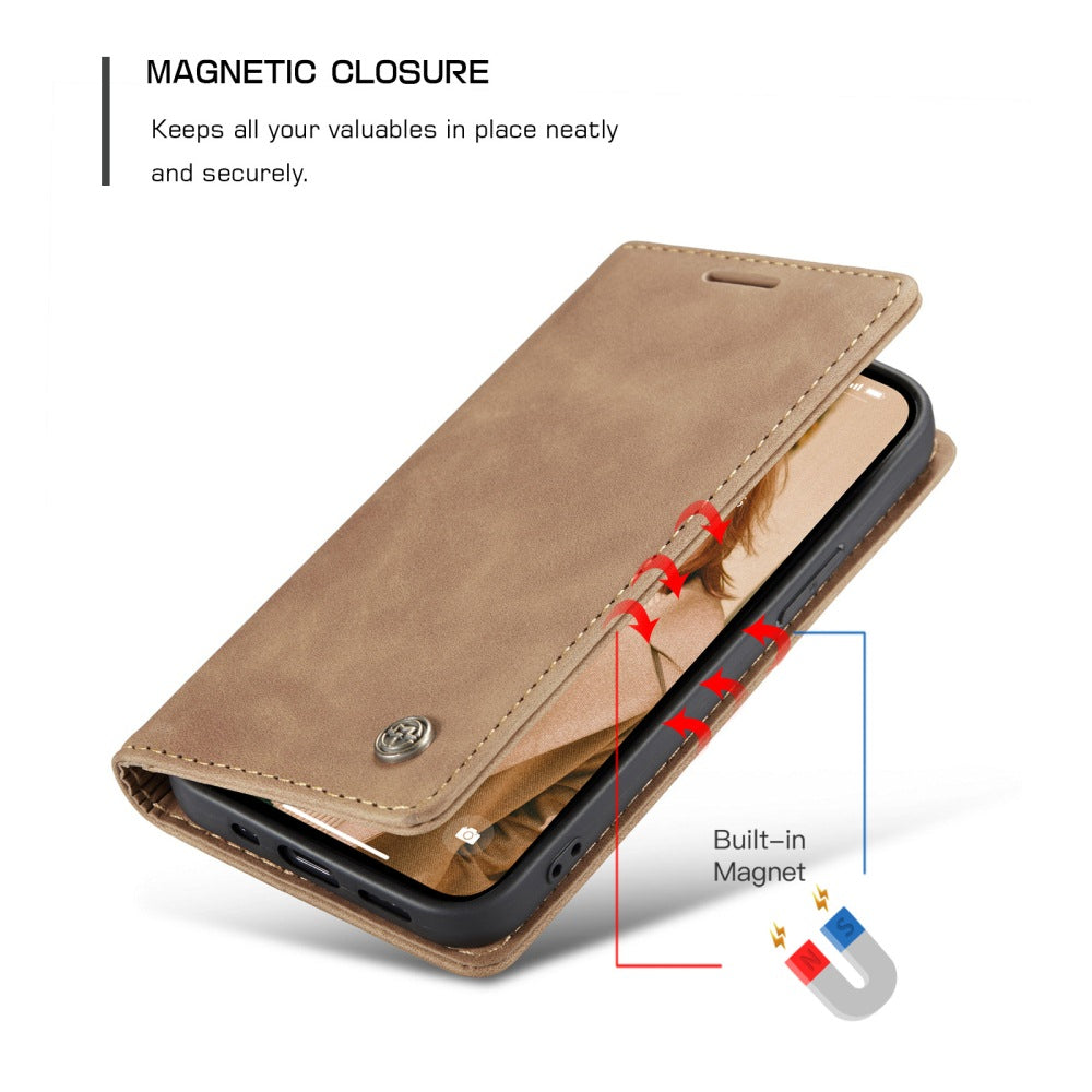 For iPhone 17 Series Wallet Case PU Leather Cover with Card Slots