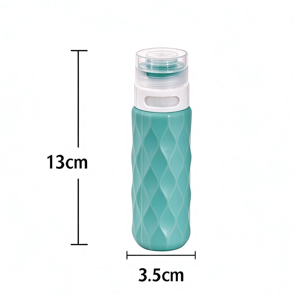 4 Piece 90ml Silicone Refillable Travel Bottle Set