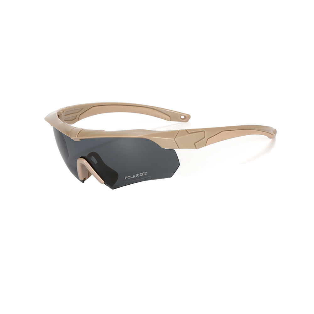 Tactical Military Glasses with 3 Interchangeable Lenses-Polarized Glasses