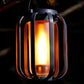 Solar Lantern with Tripod Flickering Flame Solar Outdoor Lights 4 Lighting Modes
