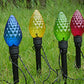 LED Strawberry Pathway Lights Solar Powered Outdoor Decoration for Lawn and Holiday Yard