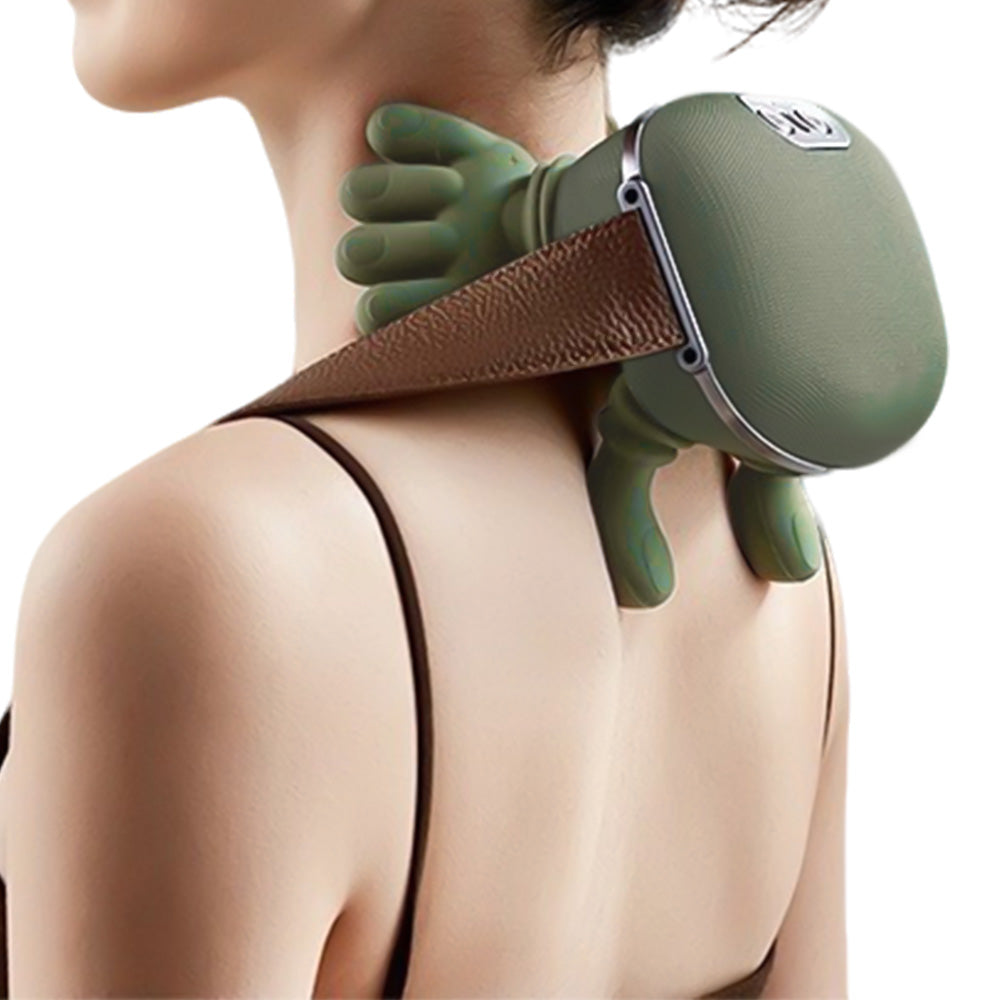 Portable Electric Neck and Shoulder Massager with Soothing Heat