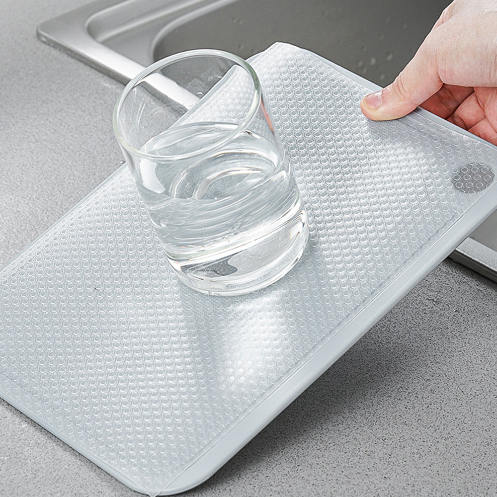 Thick EVA Drawer Liner 30x300cm with Slip Resistant Dots and Heat Resistance-Transparent