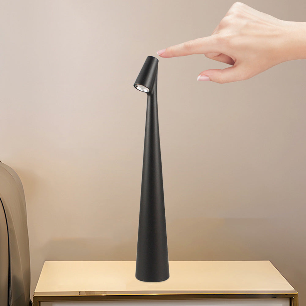 Cordless LED Table Lamp Rechargeable Portable with 3 Adjustable Brightness Levels