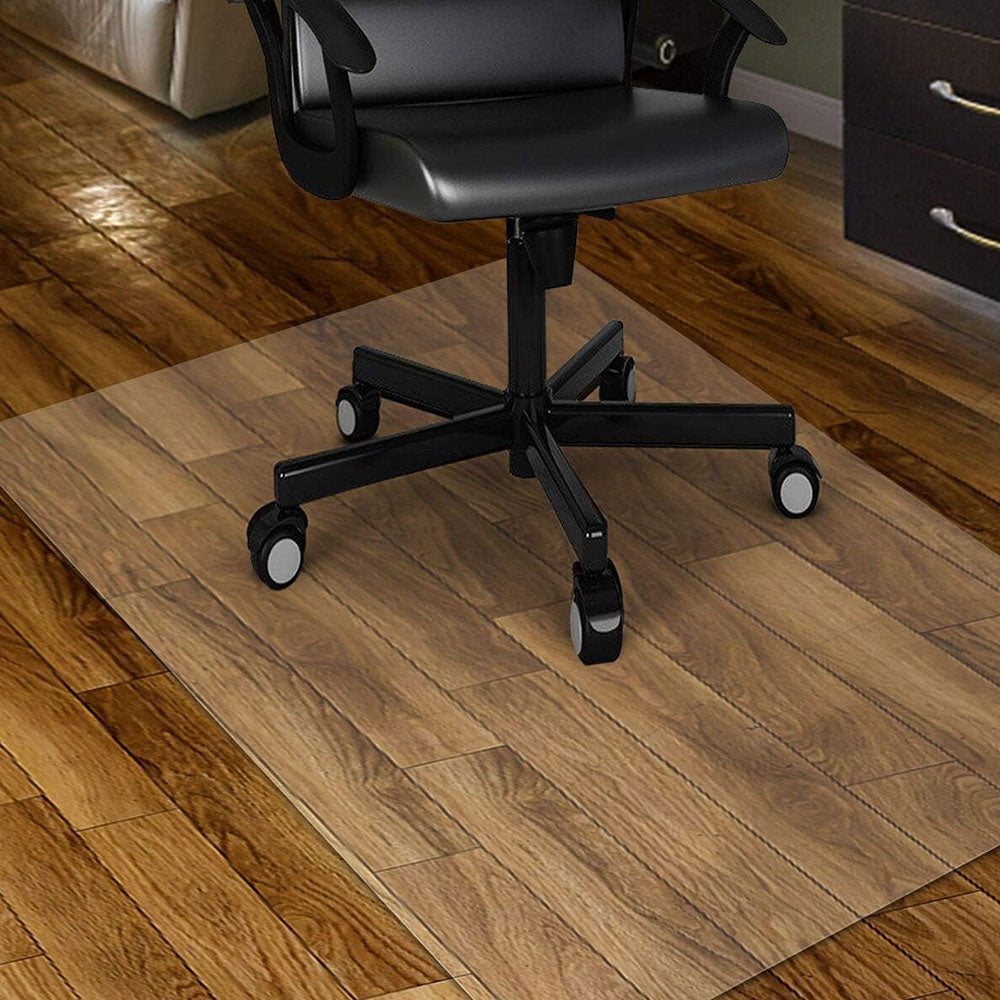 Non Slip Office Chair Desk Floor Mat Computer Carpet PVC Plastic Clear Protector