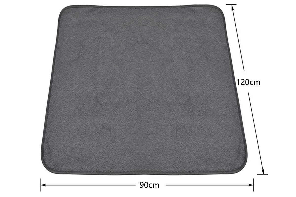 Coral Fleece Washable Dog Mat Non Slip Reusable Pee Pad for Pets