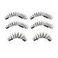3Pair Eyelash Kit with Glue-Free Reusable Eyelash Clip Set