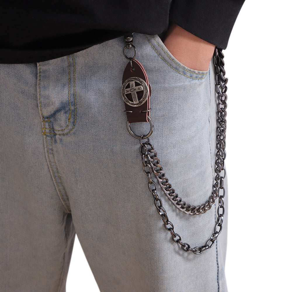 Punk Pant Chain Key Jean Wallet Chain for Men Women
