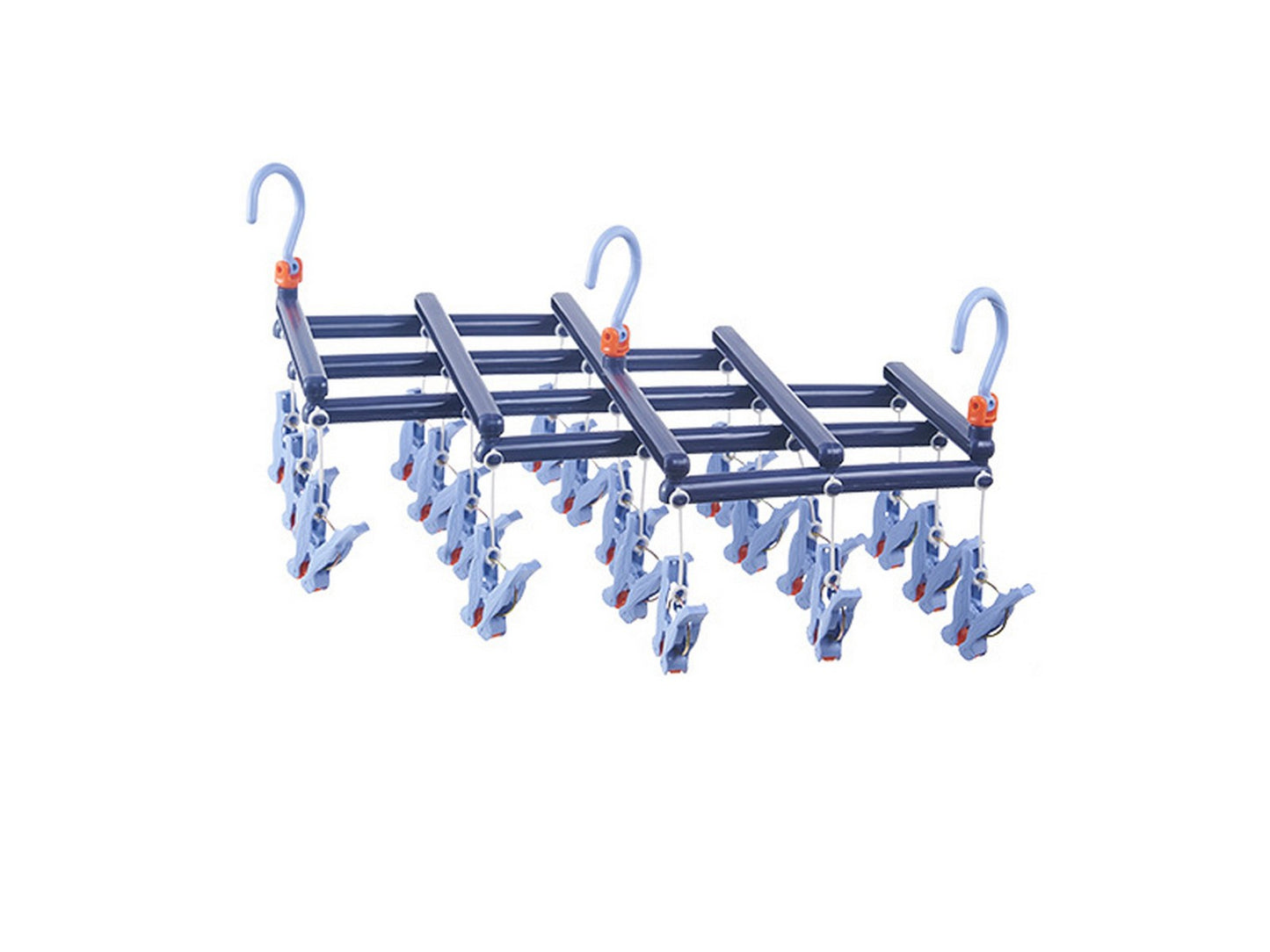 14/19/29 Clips Folding Hanging Hanger Multi Functional Windproof Socks Clip Clothes Hanger