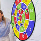 72CM Large Dart Board For Kids With 12 Sticky Balls Double-Sided Dart Board Game