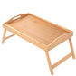 Mini Folding Bamboo Table Laptop Desk Multipurpose Side Tea Tray