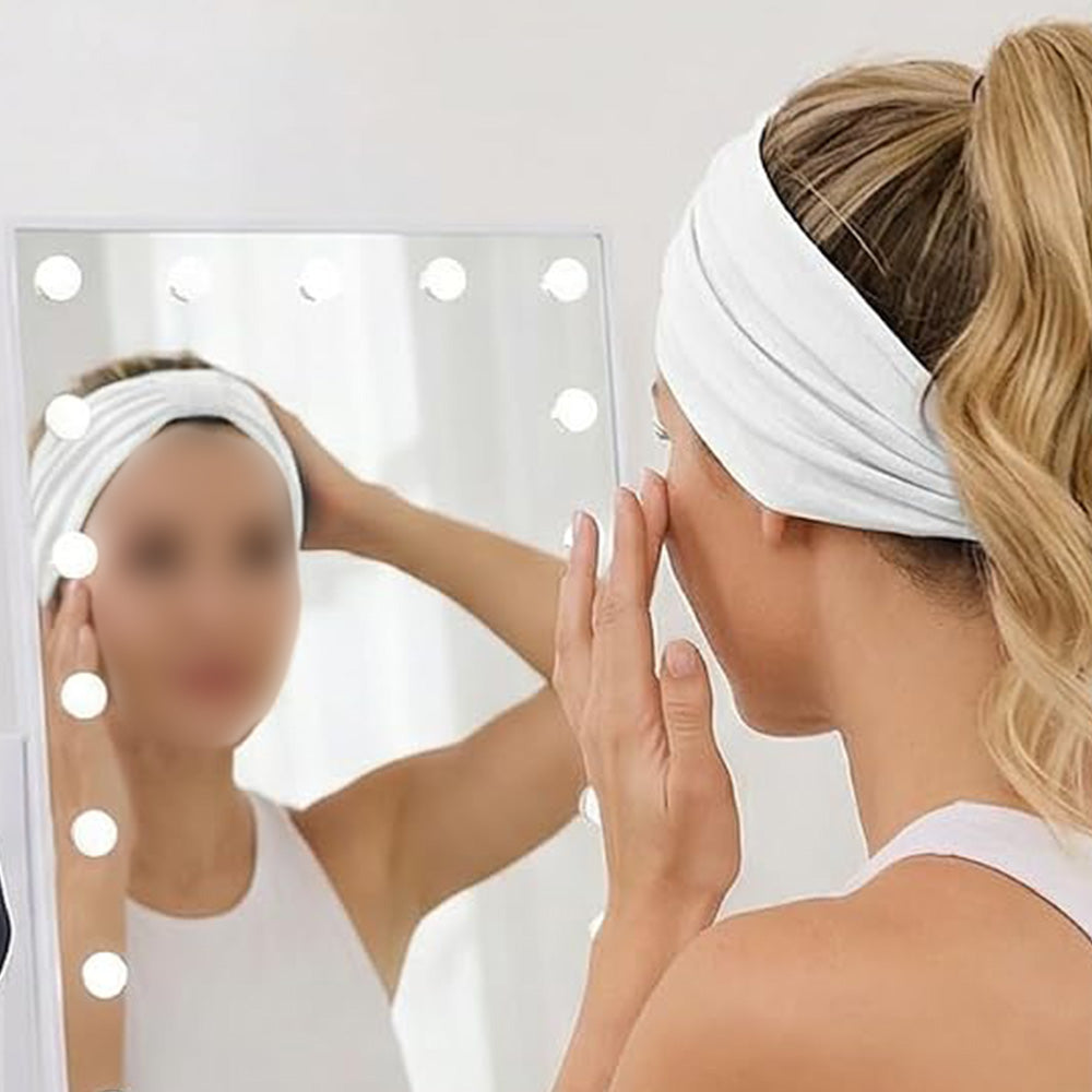 6 Pack Wide Headbands for Women Non-Slip Elastic Boho Style for Sports Yoga Daily Wear