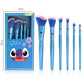 6Pcs Stitch Inspired Spectrum Makeup Brushes Set