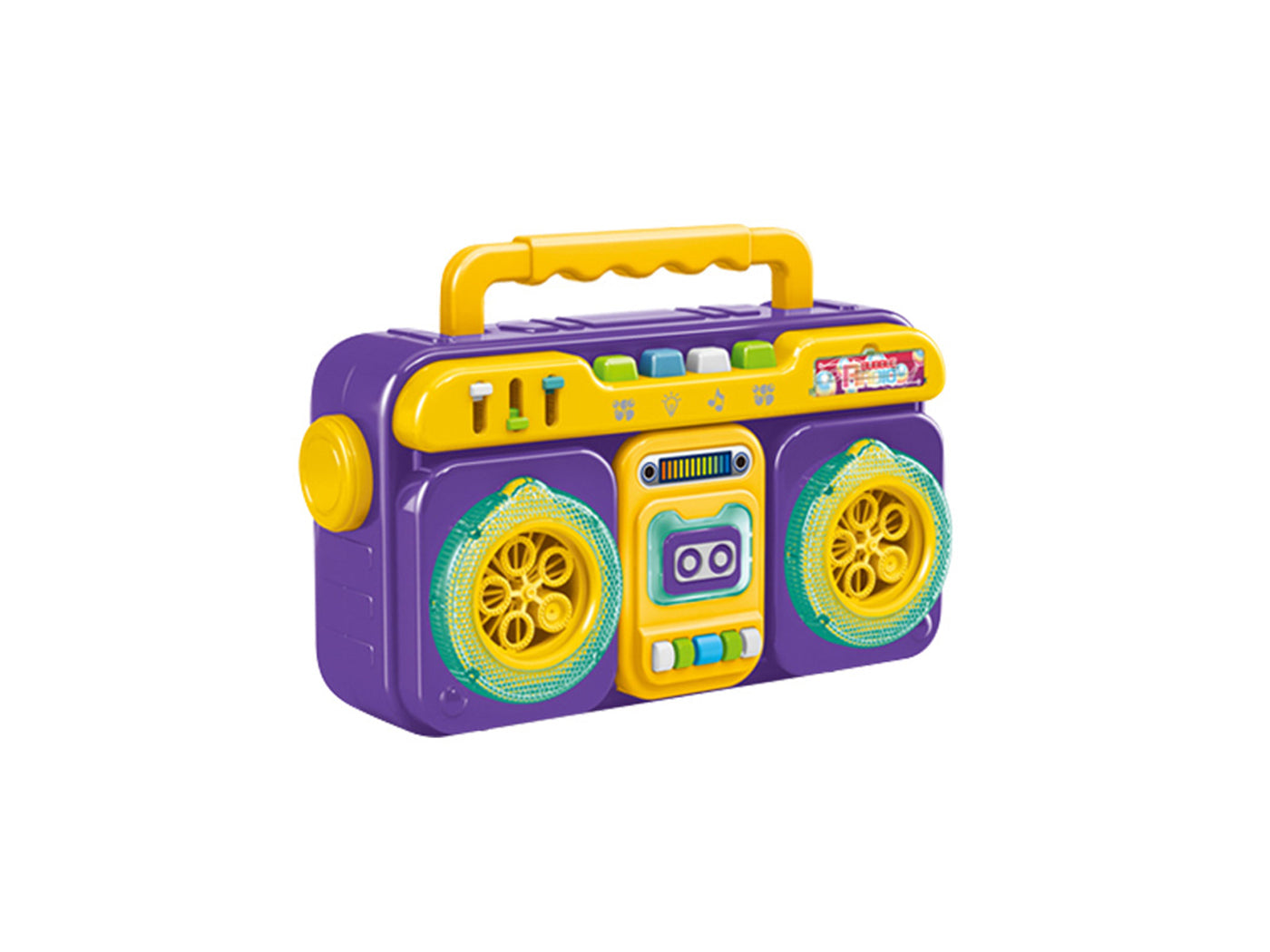 Kid's Automatic Musical Light-Up Bubble Machine Toy
