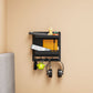 Bedside Shelf Accessories Organizer Wall Mount Self Stick On Cool Stuff for Bedroom Storage and Organization