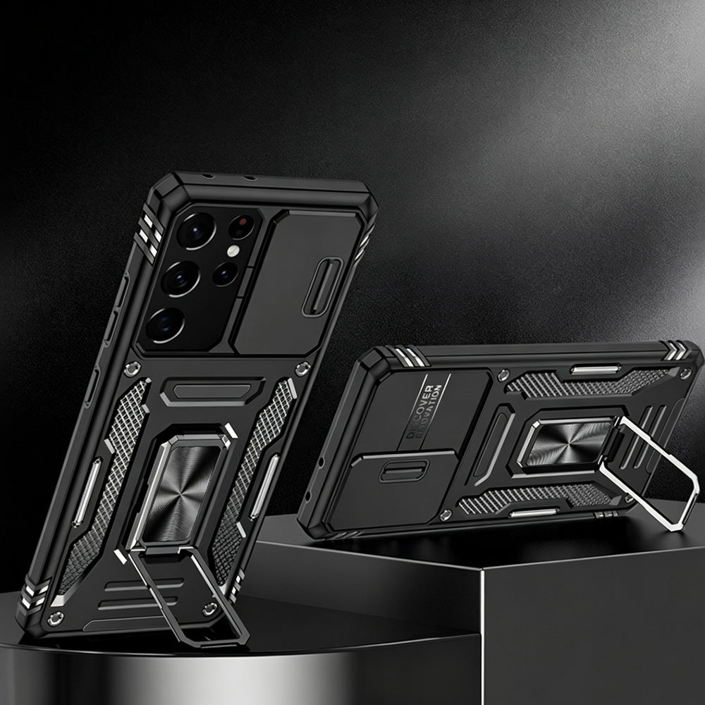 Heavy Duty Ring Stand Phone Case for Samsung Galaxy