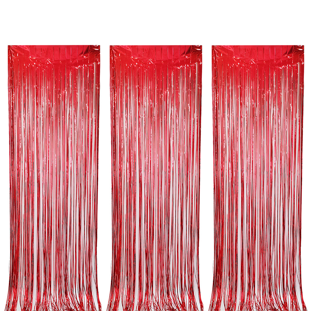 3Pcs 2M Fringe Backdrop Party Decoration