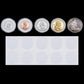 100Pcs 30mm Coin Capsules with EVA Foam Inserts for Coin Collection
