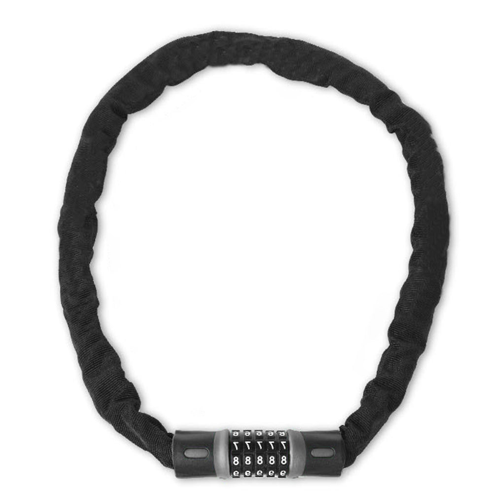 5-Digit Combination Bike Chain Lock Heavy Duty Keyless Anti-Theft Bicycle Lock