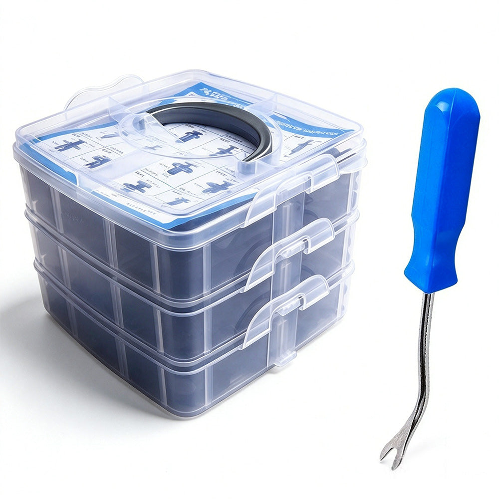 625 Piece Car Trim Clip Fastener Kit 16 Sizes with Tool and Box