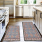 Vintage Design Runner Area Rug Doormat Allover Boho Machine Washable Mat