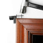 2Pcs Tap In Iron Curtain Rod Brackets for Wooden Window Frames