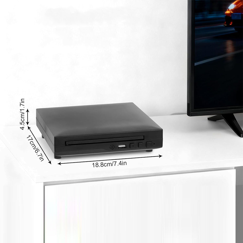 1080P HD DVD Player with AV Output Remote Control Home Media Player