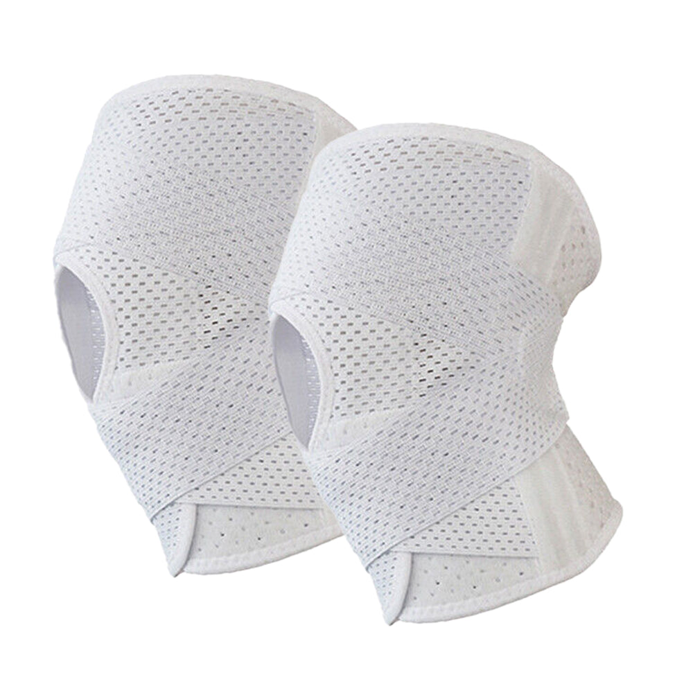 2Pcs Knee Brace with Side Stabilizers Breathable Adjustable Knee Support Mesh Weave For Workout