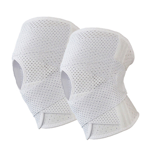 2Pcs Knee Brace with Side Stabilizers Breathable Adjustable Knee Support Mesh Weave For Workout