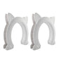 2XWhite Cat Ear Pet Door Frame for Interior Door