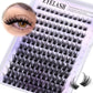 Lash Clusters Wispy Cluster Eyelash Extensions 10-18mm Individual Lashes DIY Cluster Lashes Extension