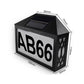 House Numbers Light LED Solar Power Plaque Number Digits