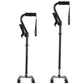 Adjustable Walking Cane With 4-Pronged Base Foldable Cane For Seniors