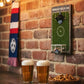 Soccer Field Wall Mounted Bottle Opener with Goal Net Cap Catcher Football Themed Beer Cap Opener