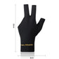 1 Pair Three Finger Billiards Gloves For Left Hand Pool And Snooker