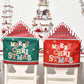2Pcs MERRY CHRISTMAS Chair Back Cover