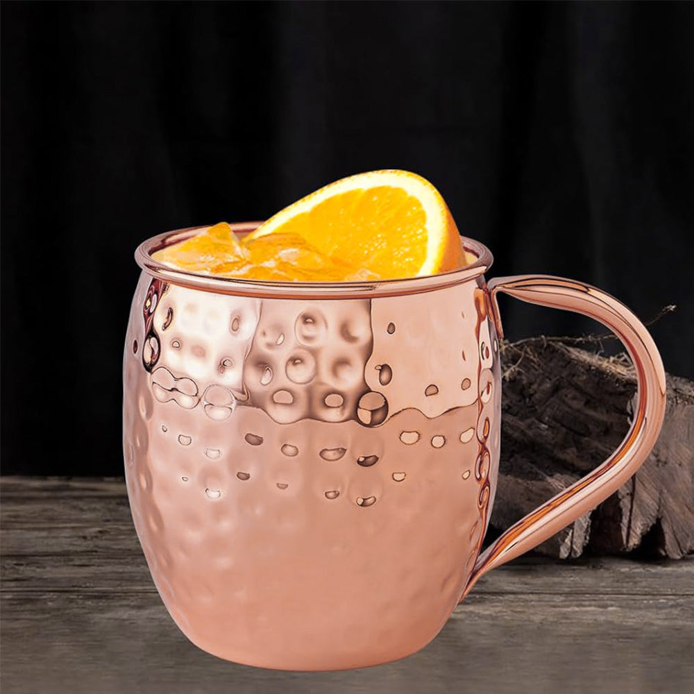 Copper Moscow Mule Mug 530ml Hammered Cocktail Beer Mug Bar Drinkware
