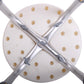 Round Adjustable Height Shower Stool With Anti-Skid Legs