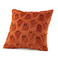 Cute Halloween Ghost Pillow Cover with Zipper for Living Room Bedroom Office