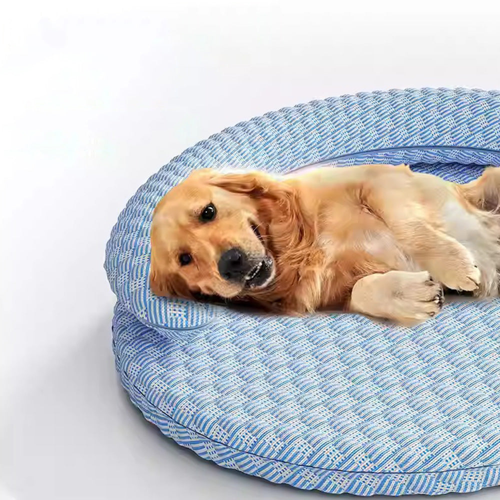 Washable Cooling Pet Bed with Removable Cover for Dogs and Cats